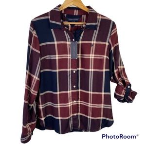 Tommy Hilfiger Plaid Oxford